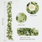 6.56ft Eucalyptus Garland with Flowers-8 White Roses, Artificial Fake Flowers Greenery Garland Floral Vines for Decoration Party Wedding Table Indoor Outdoor Backdrop Wall Decor(White)